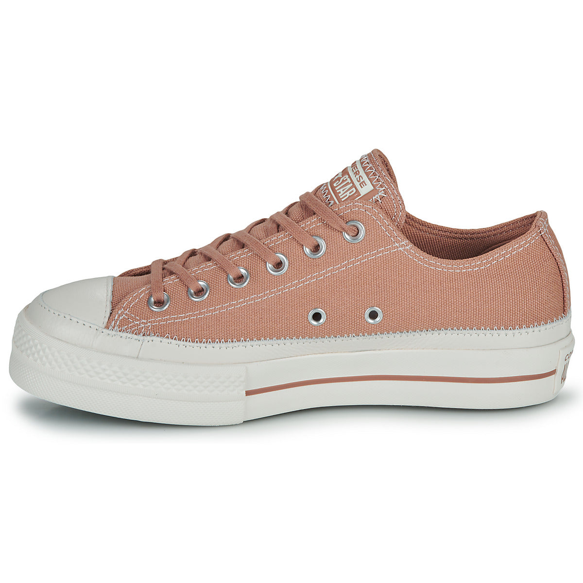 Sneakers basse Donna Converse CHUCK TAYLOR ALL STAR LIFT PLATFORM MIXED MATERIAL Rosa