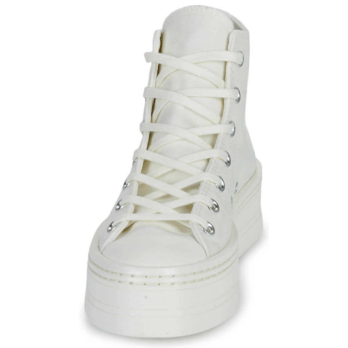 Sneakers alte Donna Converse  CHUCK TAYLOR ALL STAR MODERN LIFT PLATFORM CANVAS  Bianco