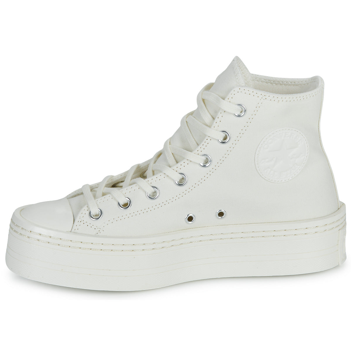Sneakers alte Donna Converse  CHUCK TAYLOR ALL STAR MODERN LIFT PLATFORM CANVAS  Bianco