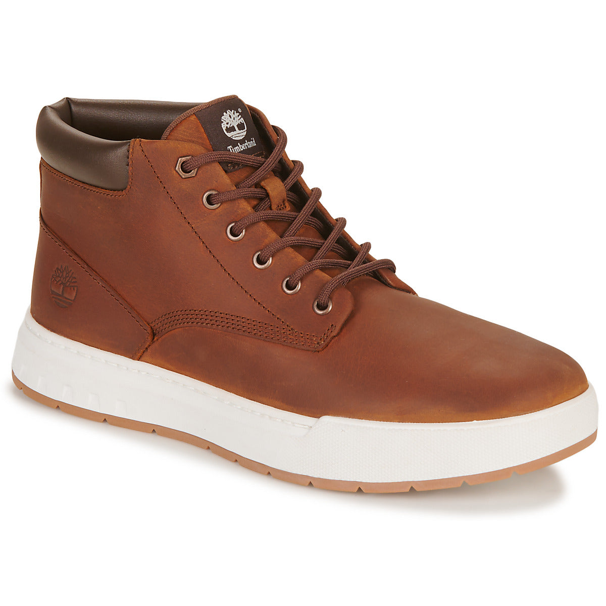Sneakers alte Uomo Timberland MAPLE GROVE LEATHER CHUKKA Marrone