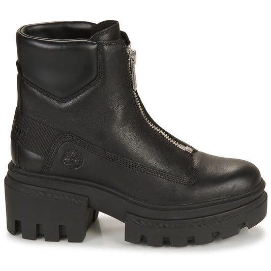 Stivaletti Donna Timberland EVERLEIGH BOOT FRONT ZIP Nero