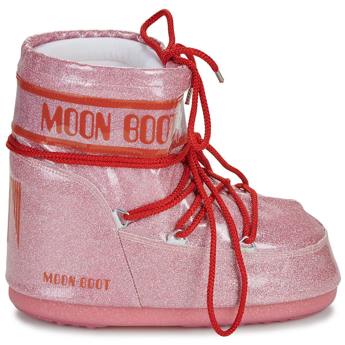 Scarpe da neve Donna Moon Boot MB ICON LOW GLITTER Rosa