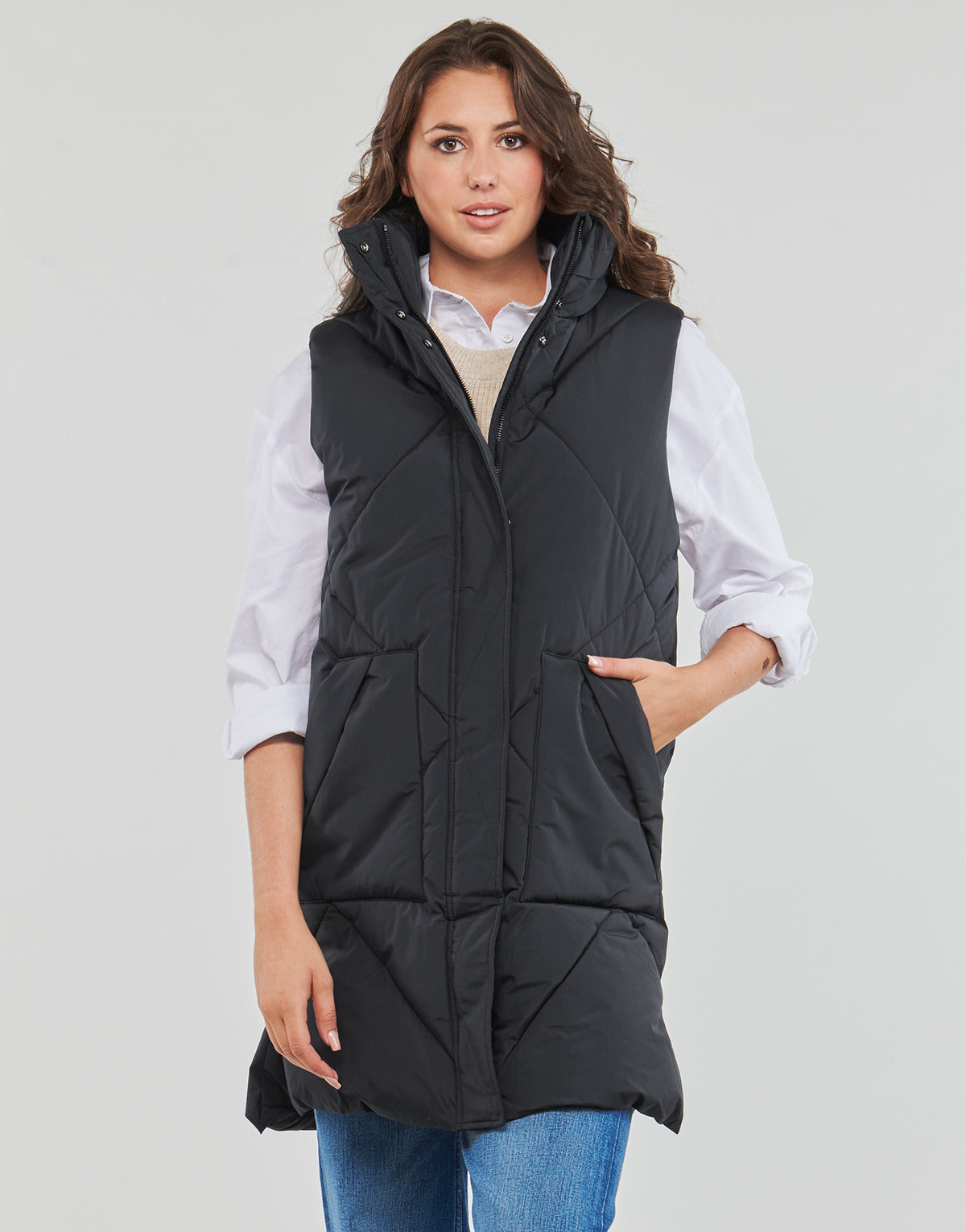 Piumino Donna Esprit  Peffer Vest  Nero