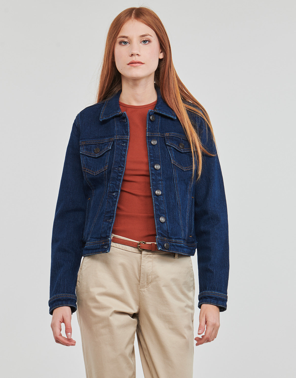 Giacca in jeans Donna Esprit Trucker Jacket Blu