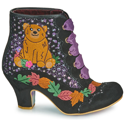 Stivaletti Donna Irregular Choice BIG OL’BEAR Nero