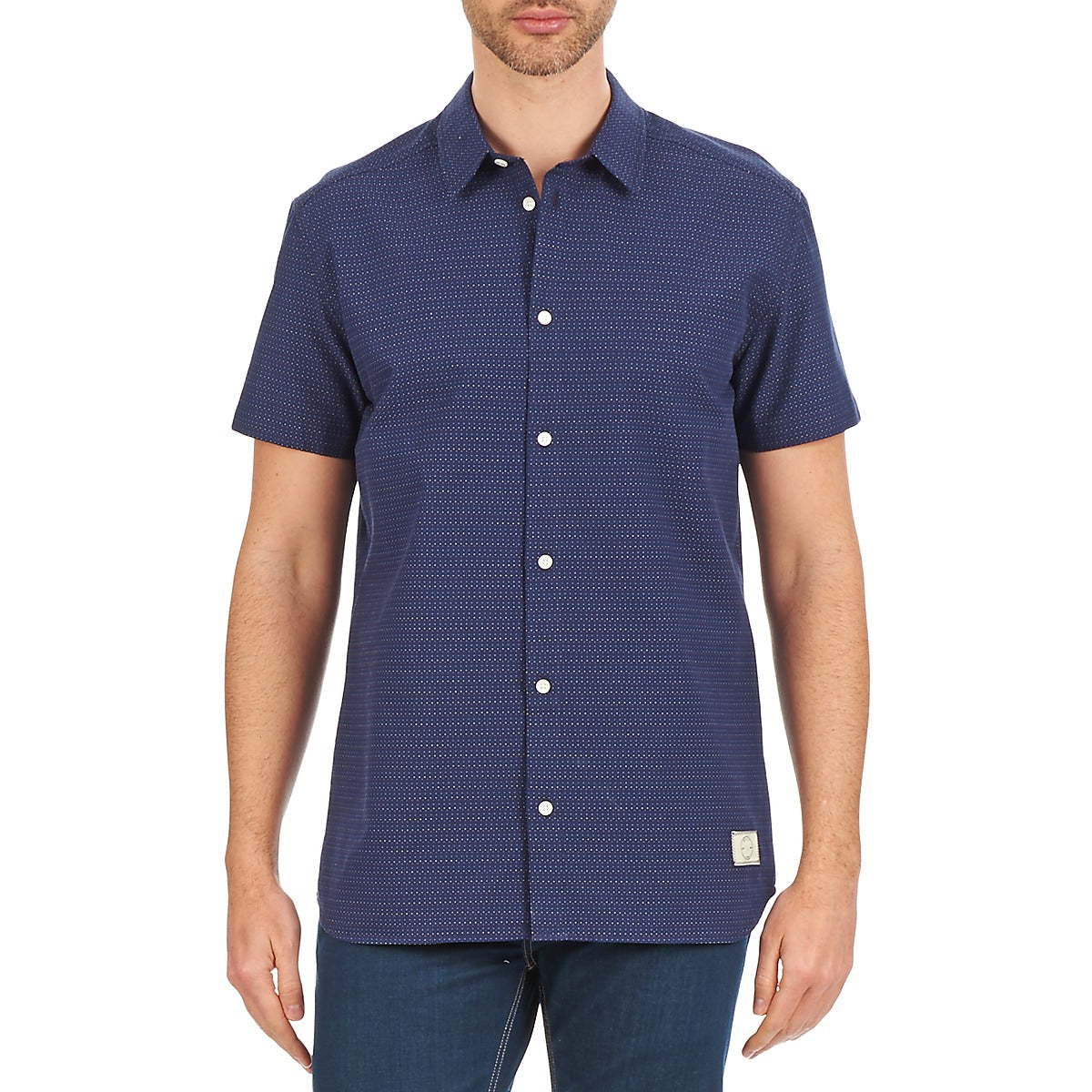 Camicia a maniche corte Uomo Suit DAN S Blu