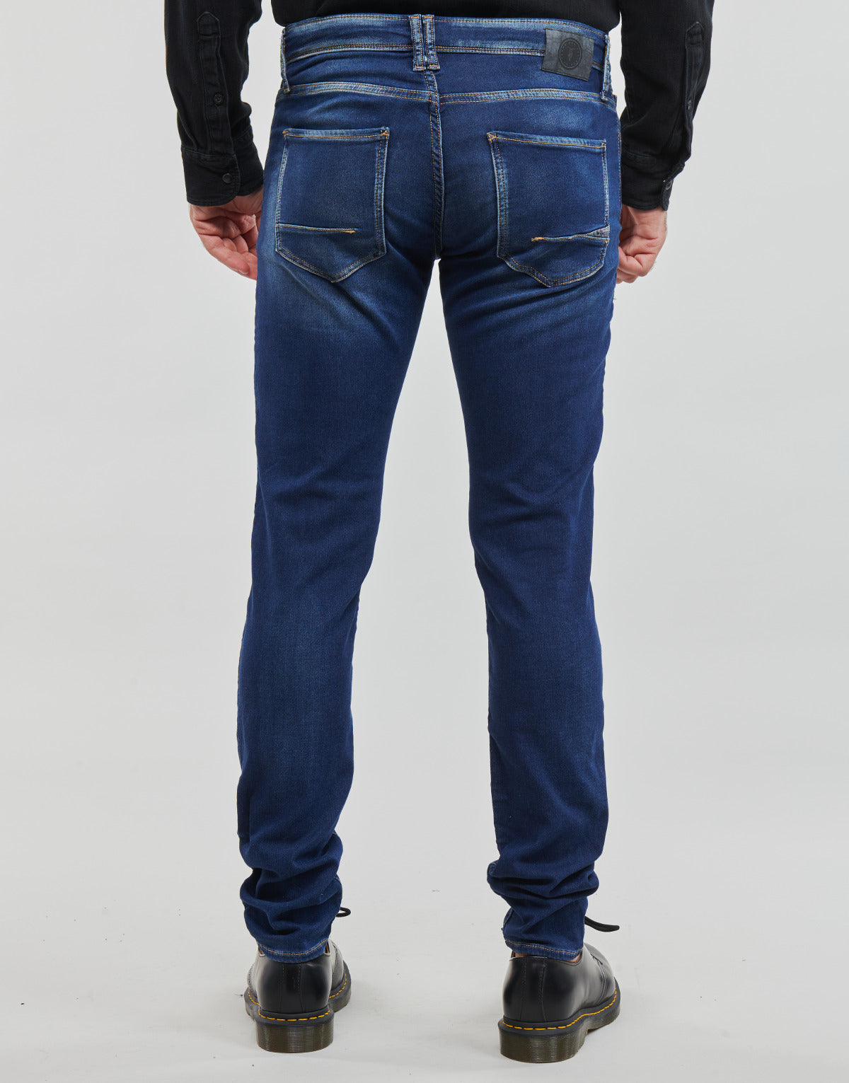 Jeans Slim Uomo Le Temps des Cerises  711 JOGG  Blu