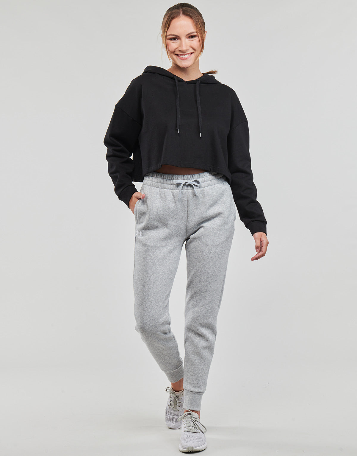 Pantaloni Sportivi Donna Under Armour Rival Fleece Jogger Grigio