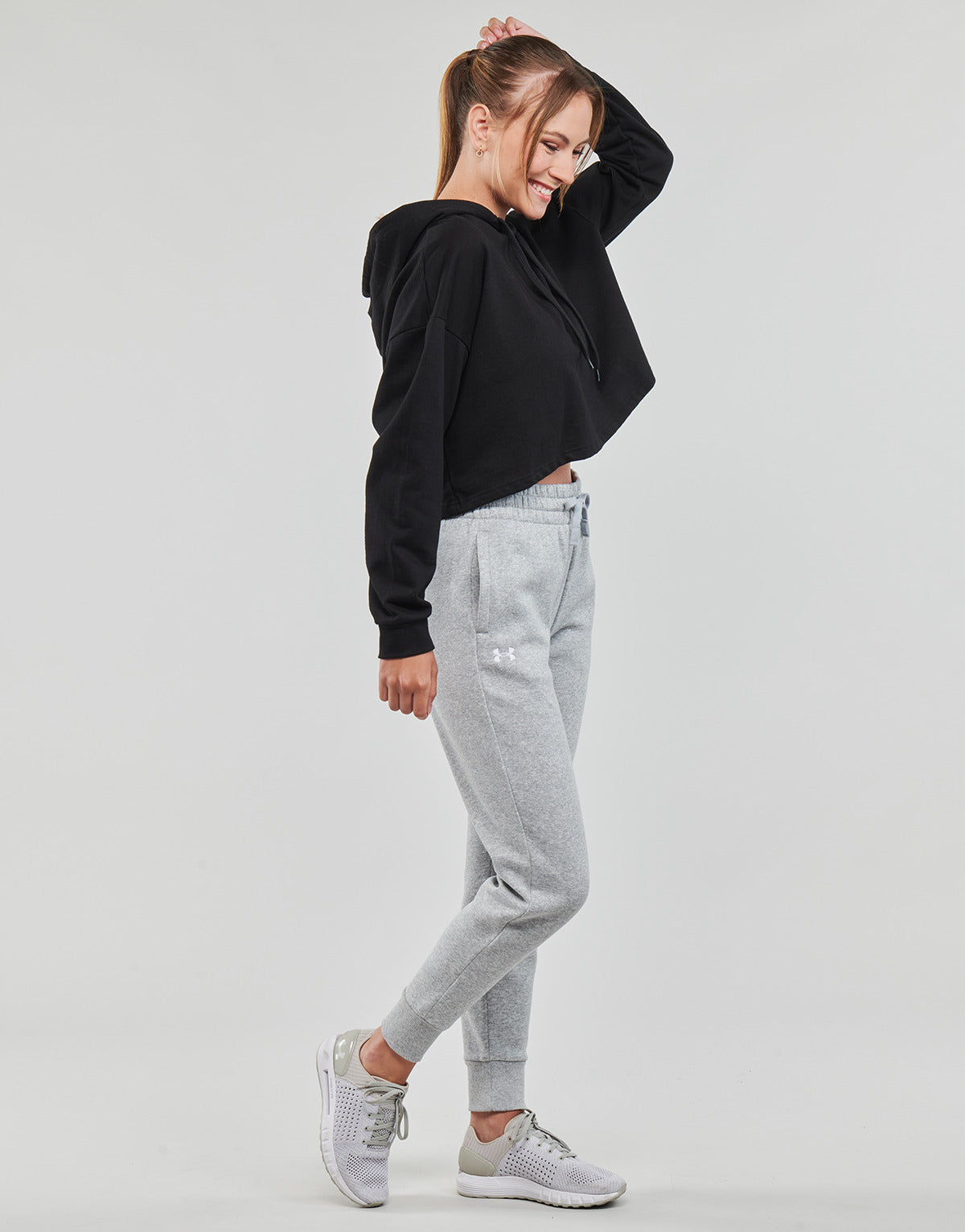 Pantaloni Sportivi Donna Under Armour Rival Fleece Jogger Grigio