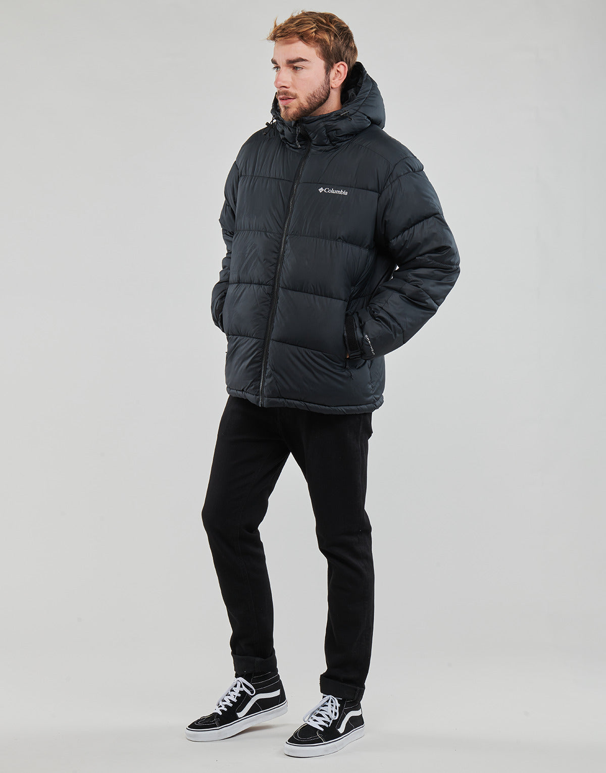 Piumino Uomo Columbia  PIKE LAKE HOODED JACKET  Nero