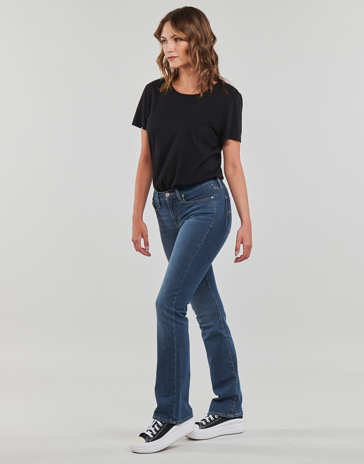 Jeans Bootcut Donna Levis 315 SHAPING BOOT Blu