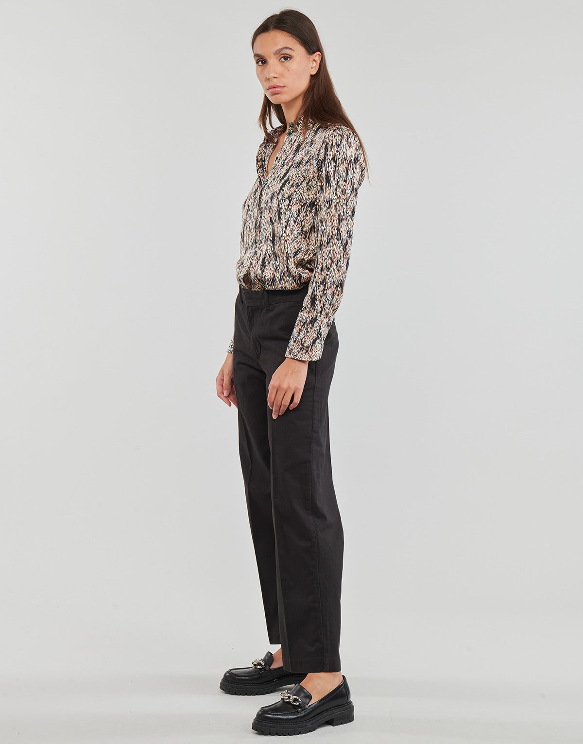 Pantalone Donna Levis  BAGGY TROUSER  Nero