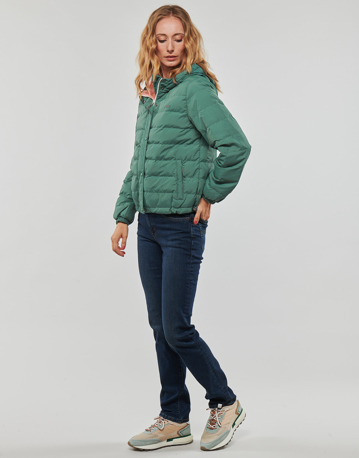 Piumino Donna Levis EDIE PACKABLE JACKET Blu