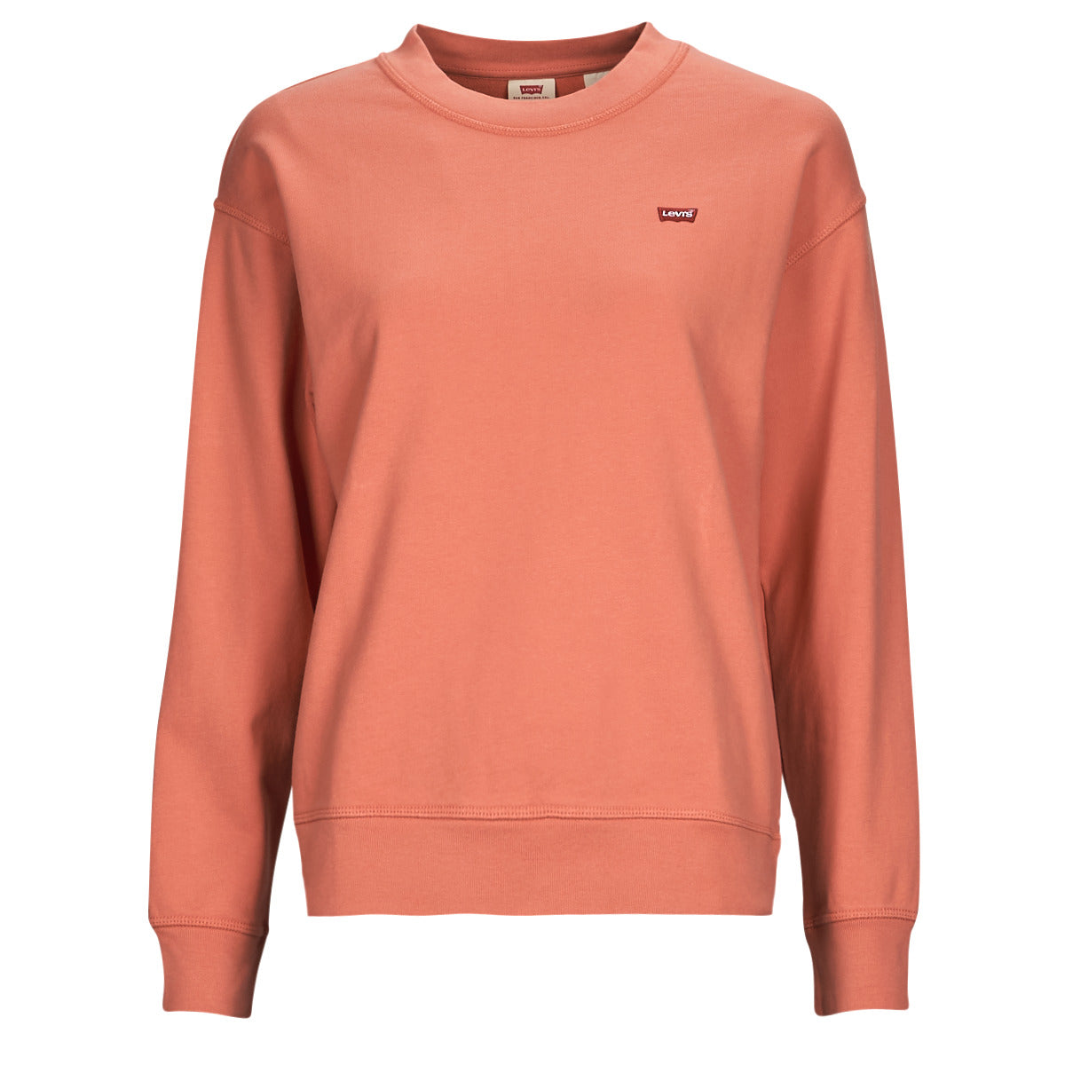 Felpa Donna Levis STANDARD CREW Arancio