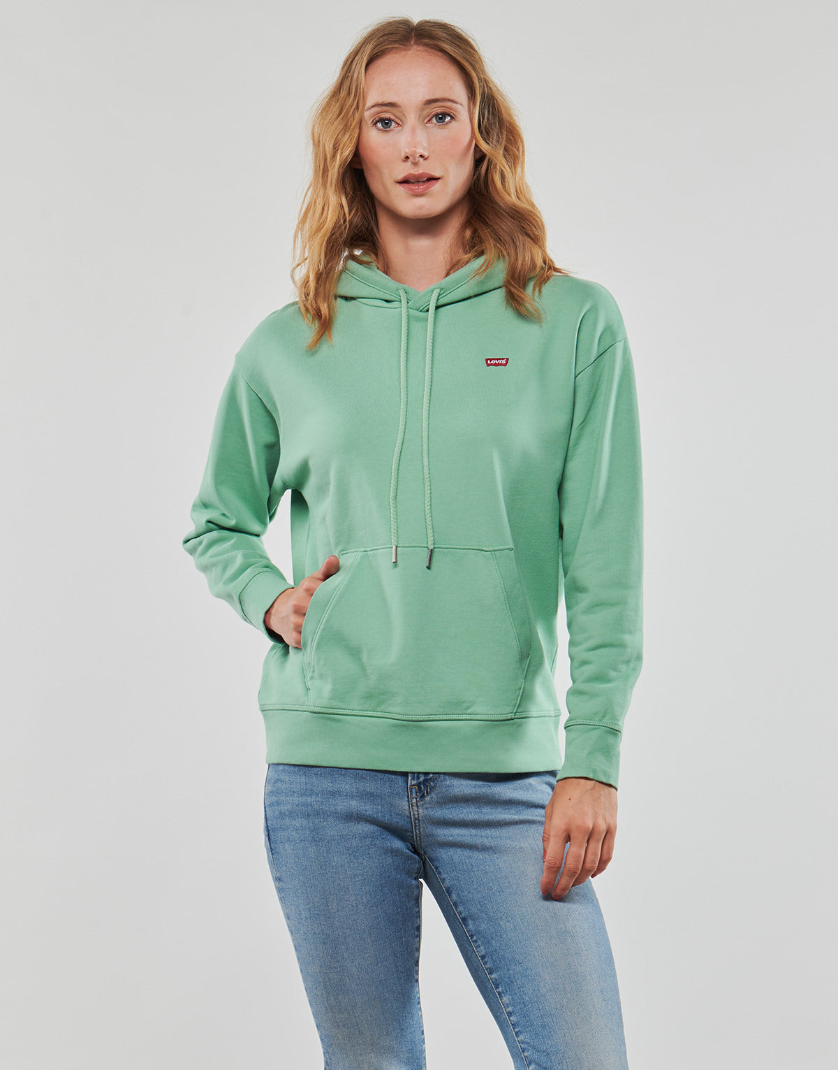 Felpa Donna Levis  STANDARD HOODIE  Verde