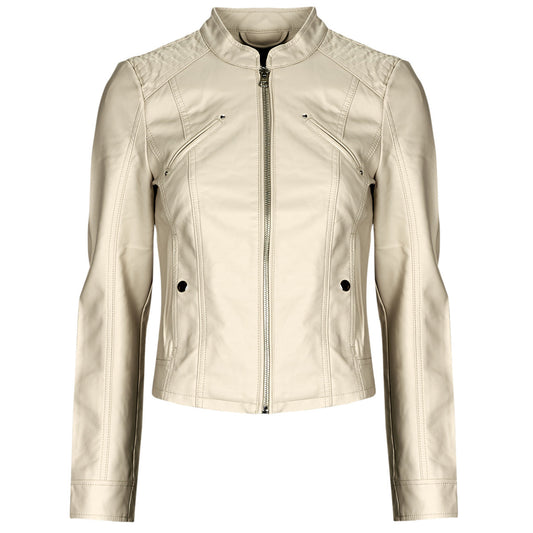 Giacca in pelle Donna Vero Moda VMFAVODONA COATED JACKET NOOS Beige