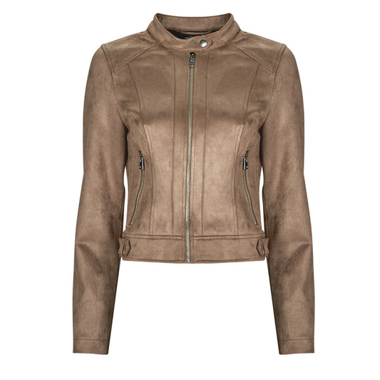 Giacca in pelle Donna Vero Moda VMJOSE MARI SHORT FAUX SUEDE JACKET BOOS Marrone