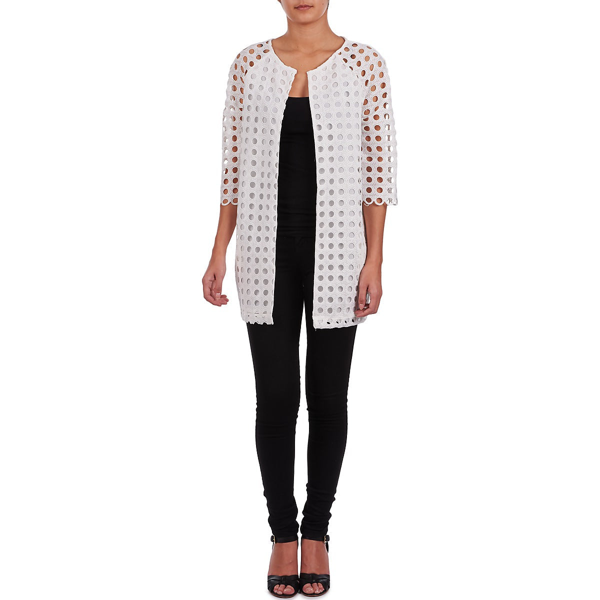 Mantella Donna Brigitte Bardot BB44197 Bianco