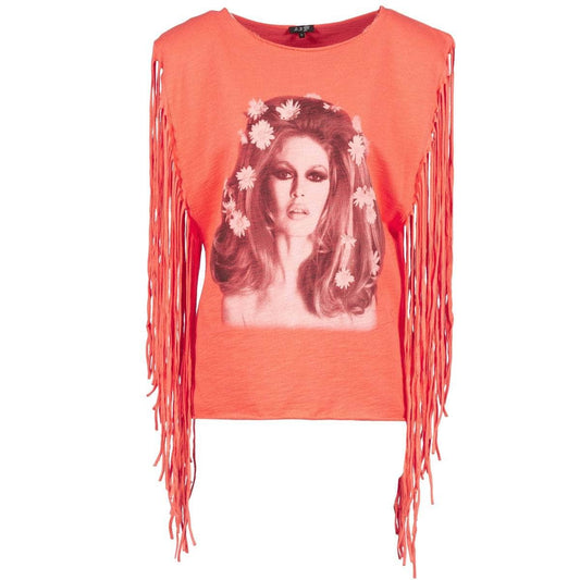 Top Donna Brigitte Bardot BB44075 Arancio