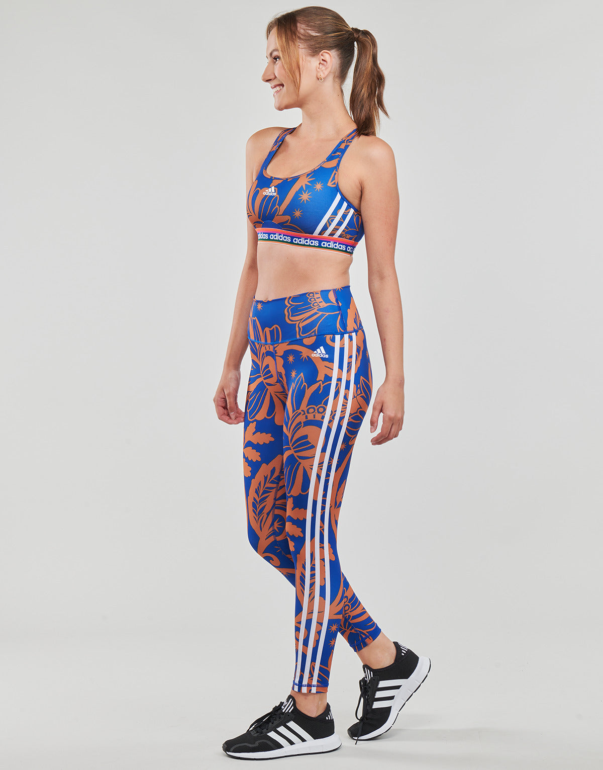 Reggiseno sportivo Donna adidas FARM BRA Blu