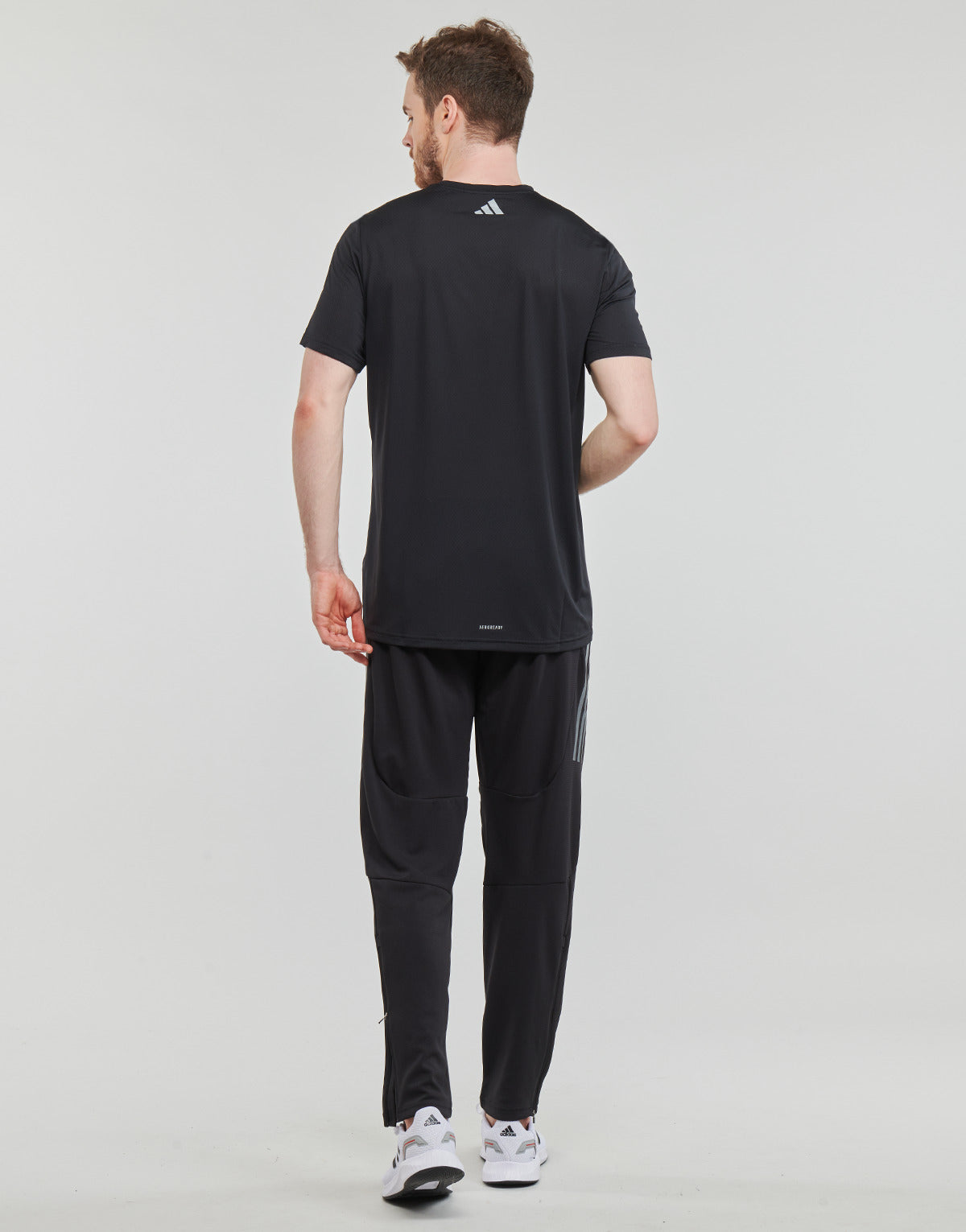 T-shirt Uomo adidas RUN IT BOS TEE Nero