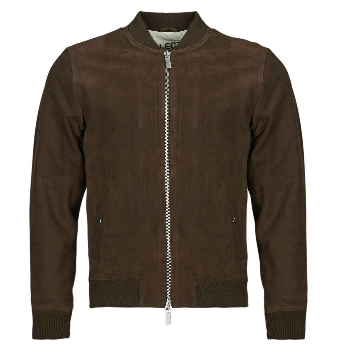 Giubbotto Uomo Selected SLHARCHIVE BOMBER SUEDE JKT NOOS Marrone