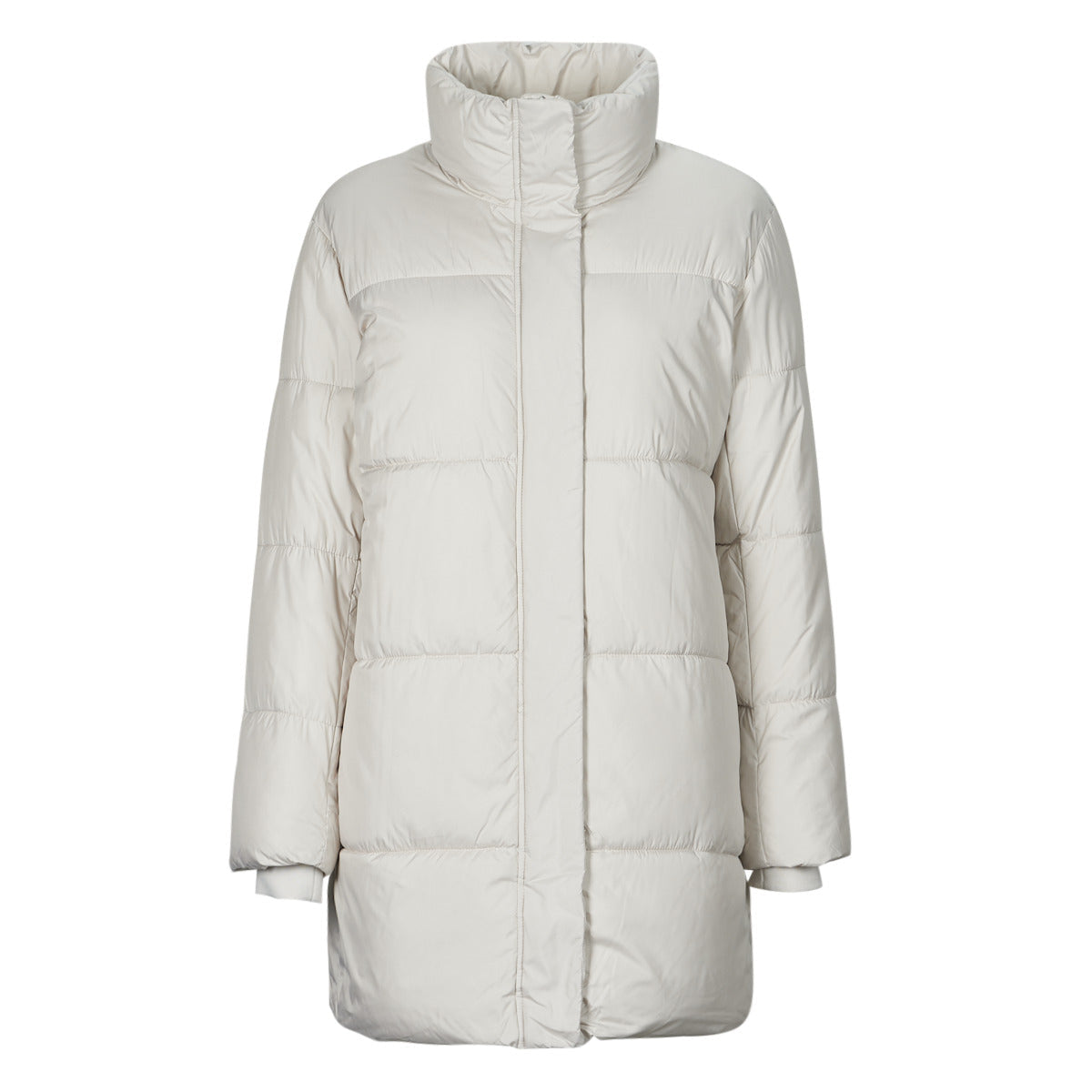 Piumino Donna Esprit Long Cosy Puffer Coat Beige