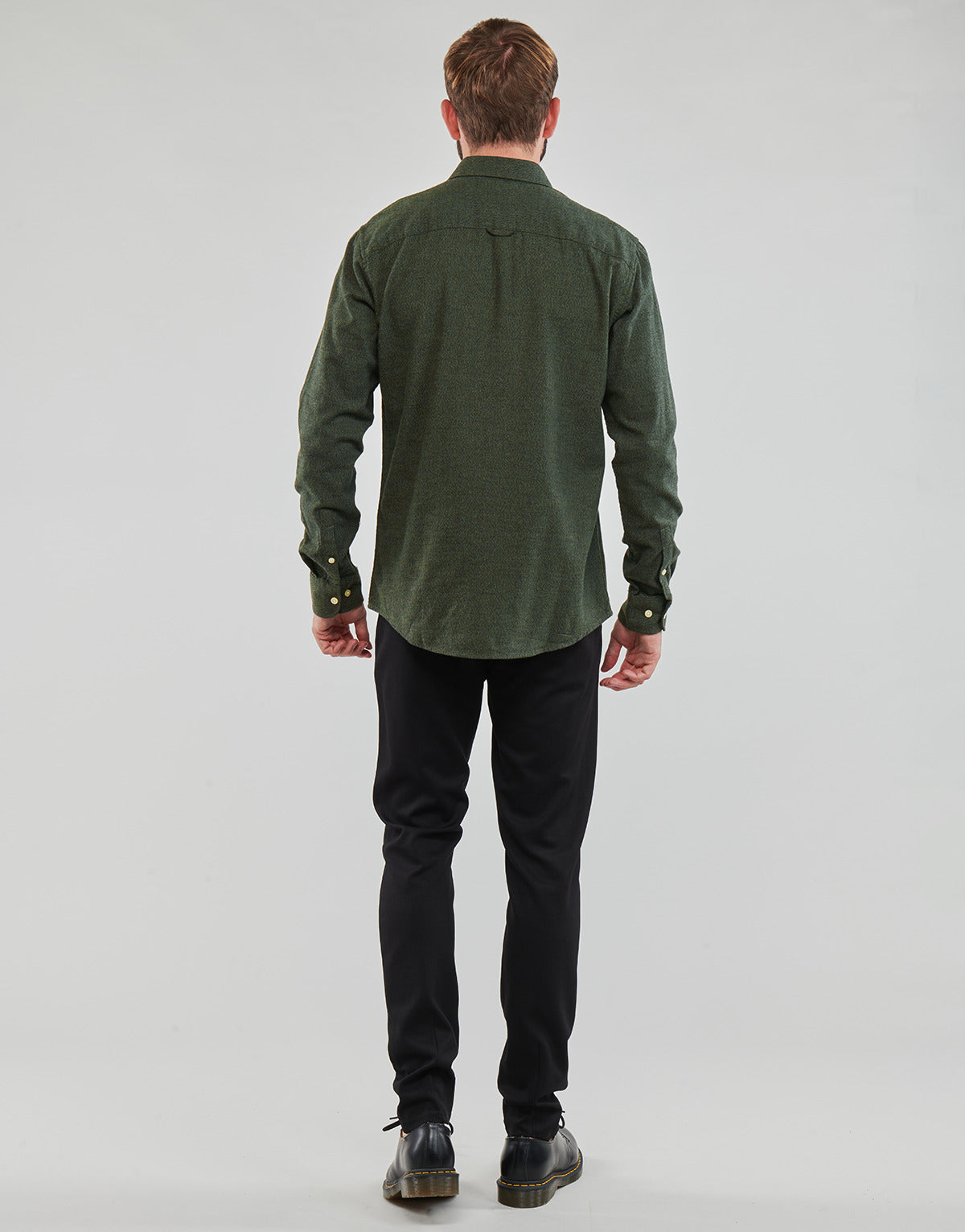 Camicia a maniche lunghe Uomo Only & Sons ONSNIKO LS MELANGE SHIRT Kaki