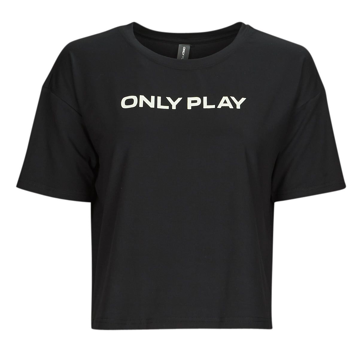 T-shirt Donna Only Play ONPFONT LOGO SHORT SS TRAIN TEE Nero
