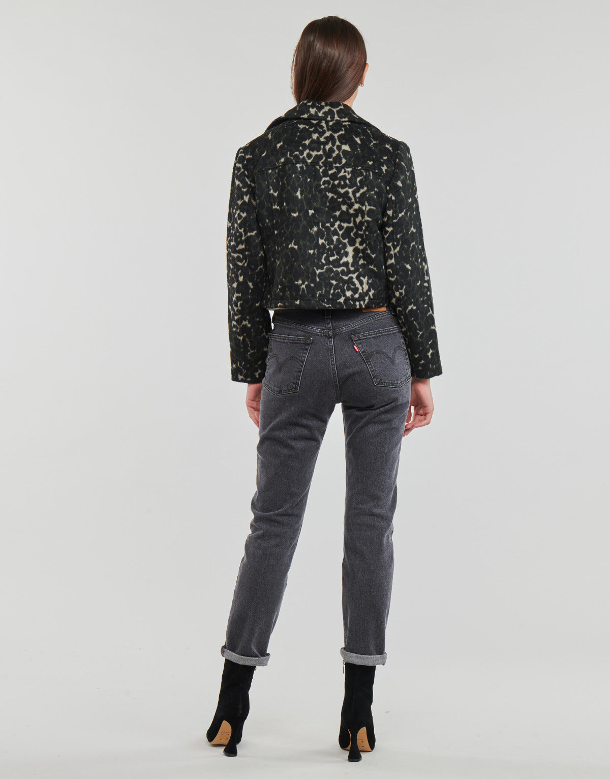 Giacca Donna JDY JDYTENNESSEE LEO BIKER JACKET OTW QIQ Verde