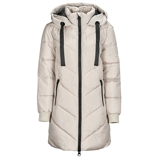 Piumino Donna JDY  JDYSKYLAR PADDED HOOD JACKET OTW NOOS  Beige