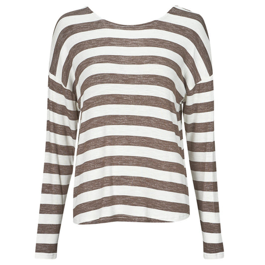 Maglione Donna Only ONLLIRA L/S STRING TOP JRS Beige
