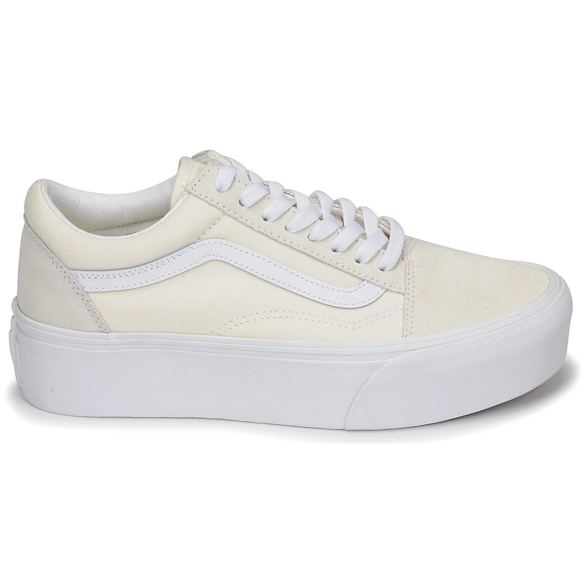 Sneakers basse Donna Vans Old Skool Stackform Beige