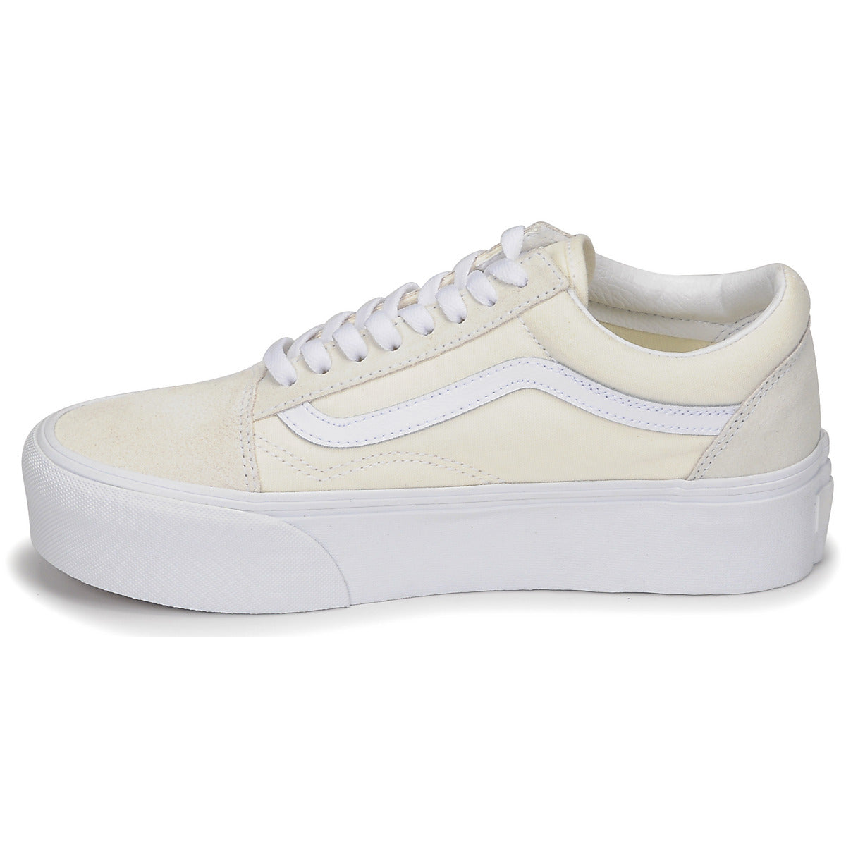Sneakers basse Donna Vans Old Skool Stackform Beige