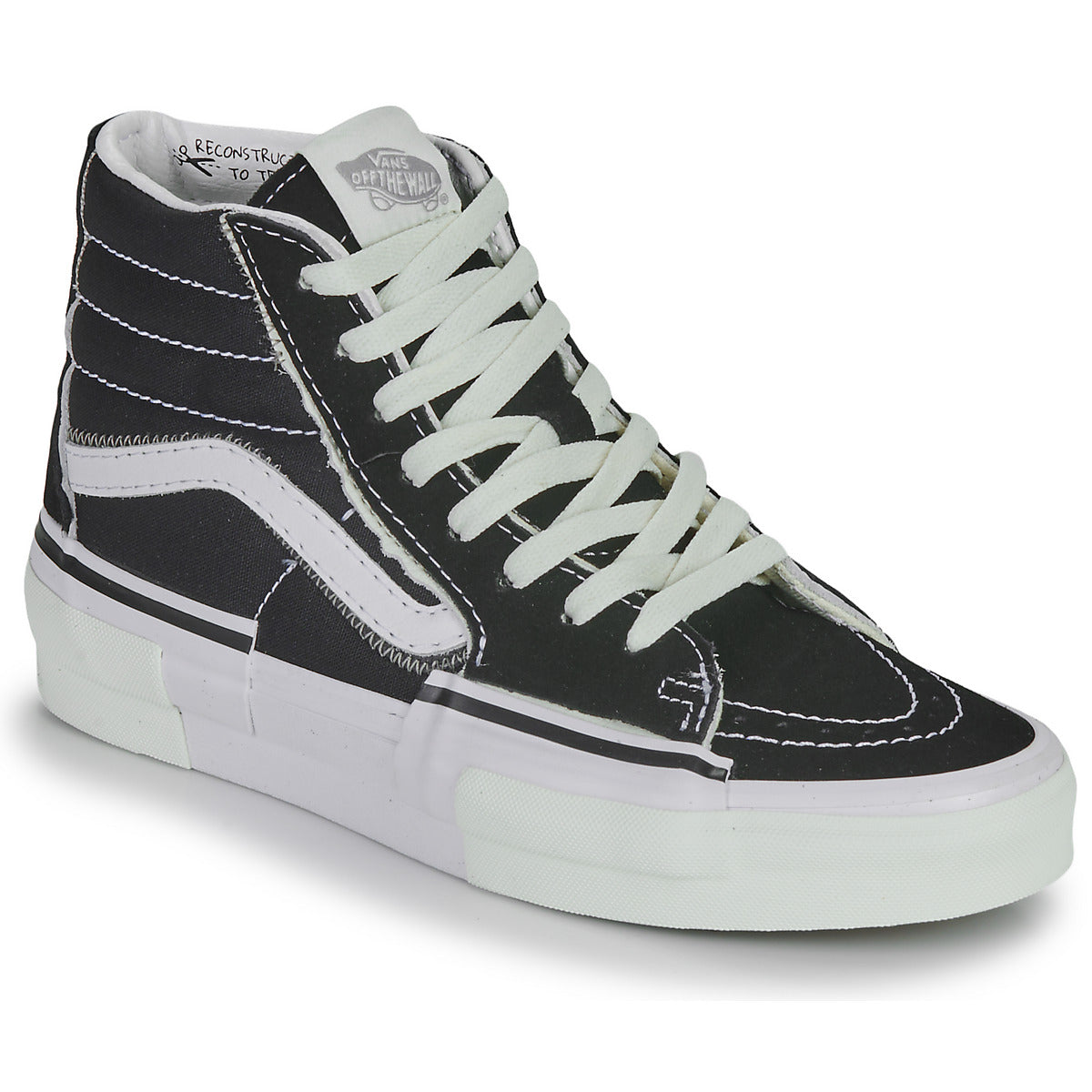 Sneakers alte Uomo Vans  SK8-Hi Reconstruct  Nero