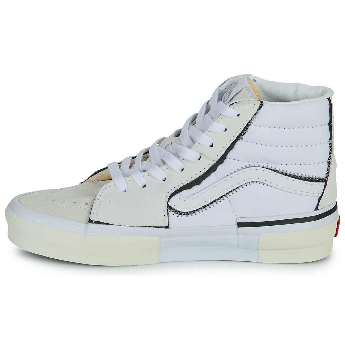 Sneakers alte Uomo Vans  SK8-Hi Reconstruct  Bianco