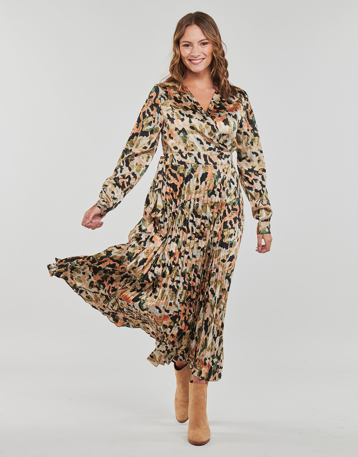 Abito lungo Donna Moony Mood NELEA Multicolore