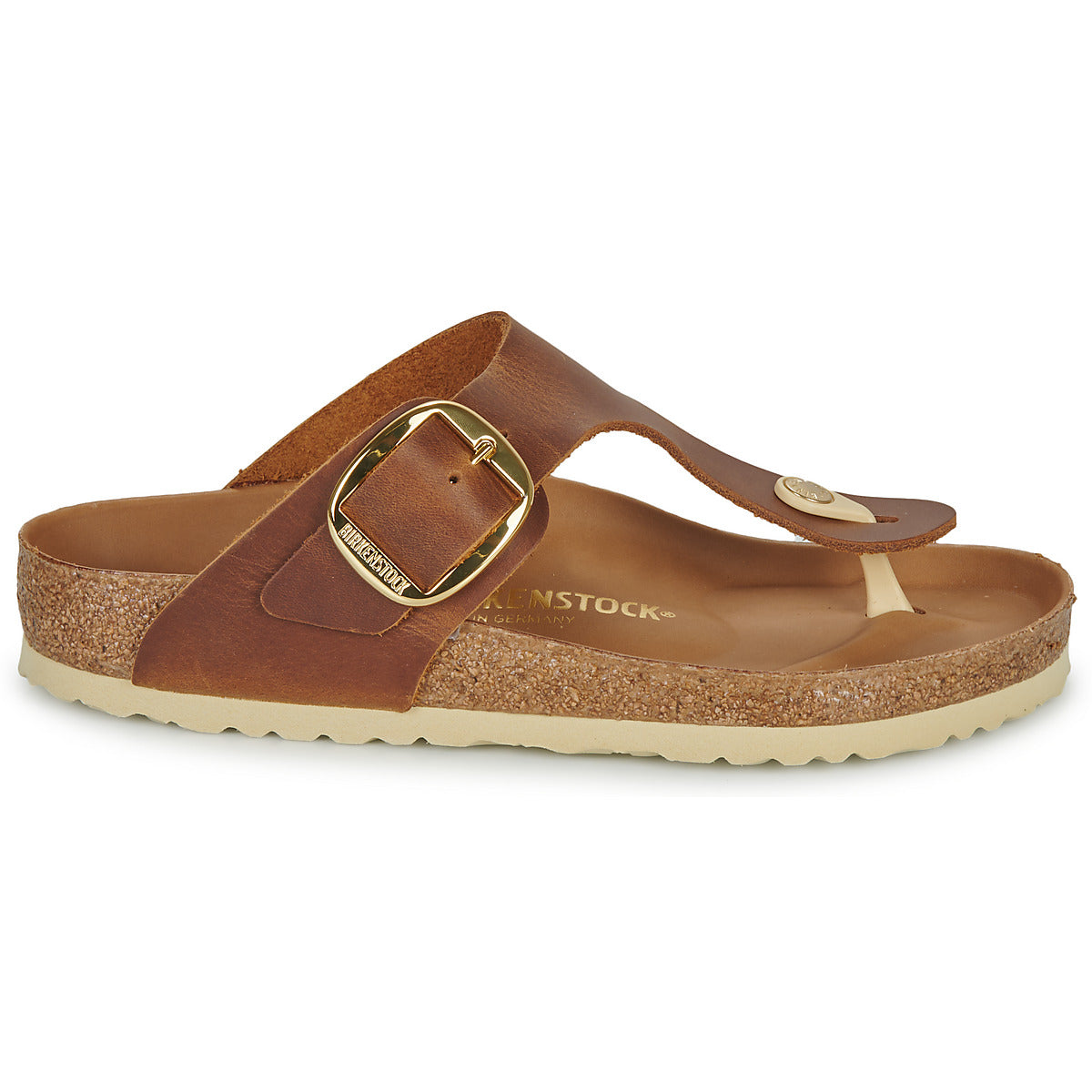 Infradito Donna BIRKENSTOCK  GIZEH BIG BUCKLE  Marrone