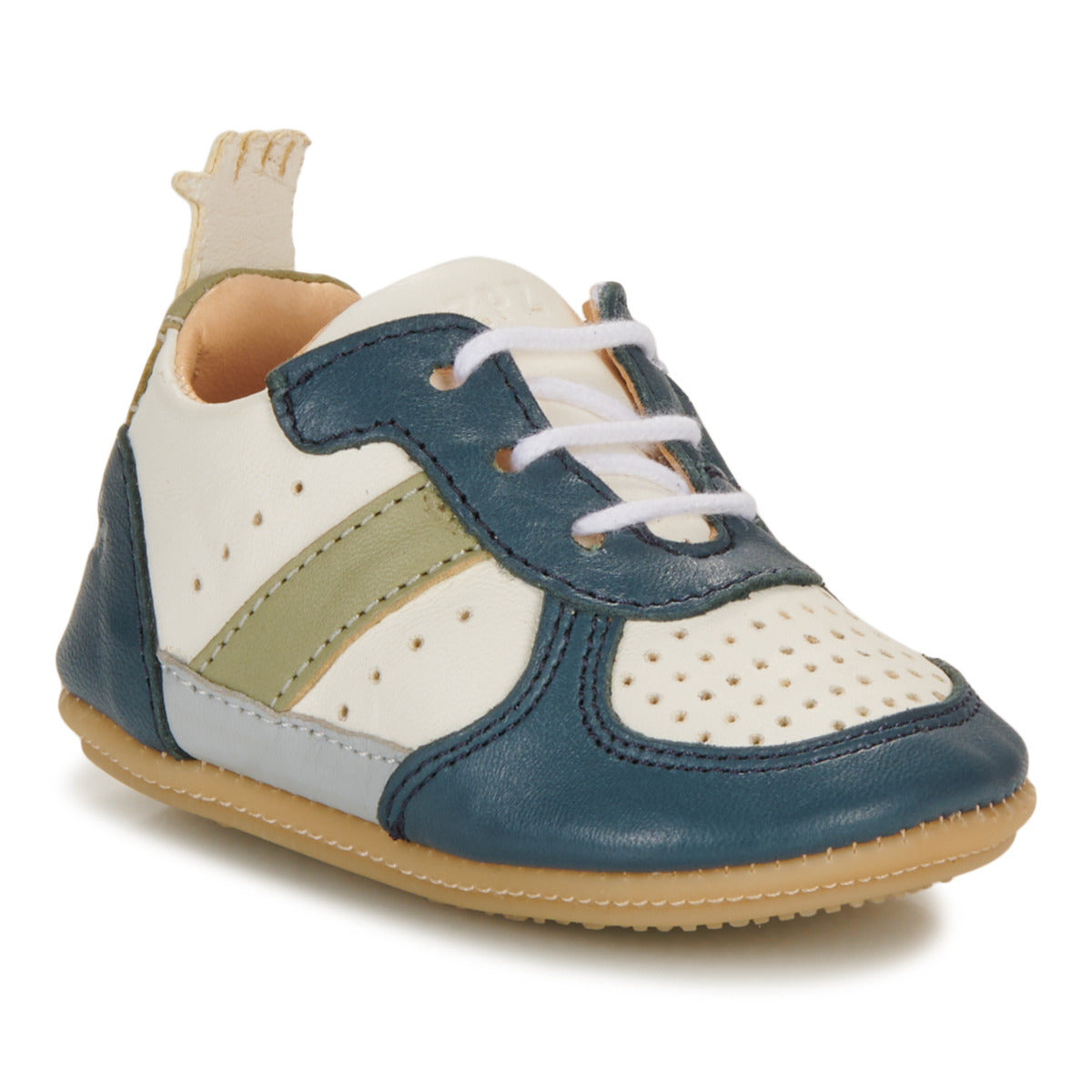 Scarpe bambini ragazzo Easy Peasy  MY PRE BASKET LACET  Blu