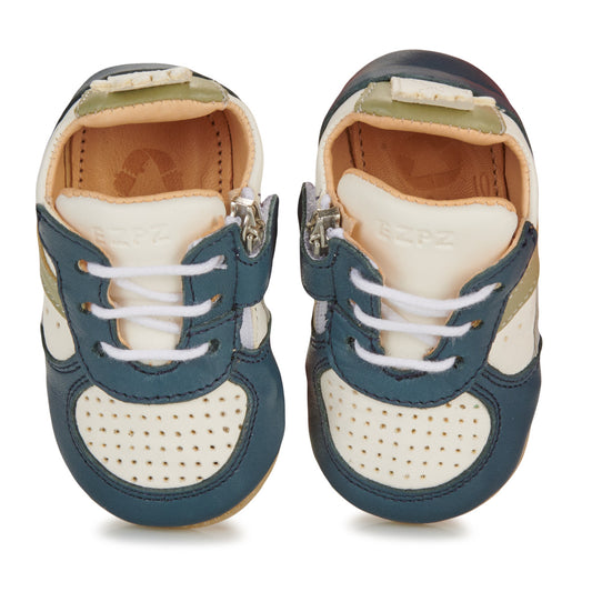 Scarpe bambini ragazzo Easy Peasy  MY PRE BASKET LACET  Blu