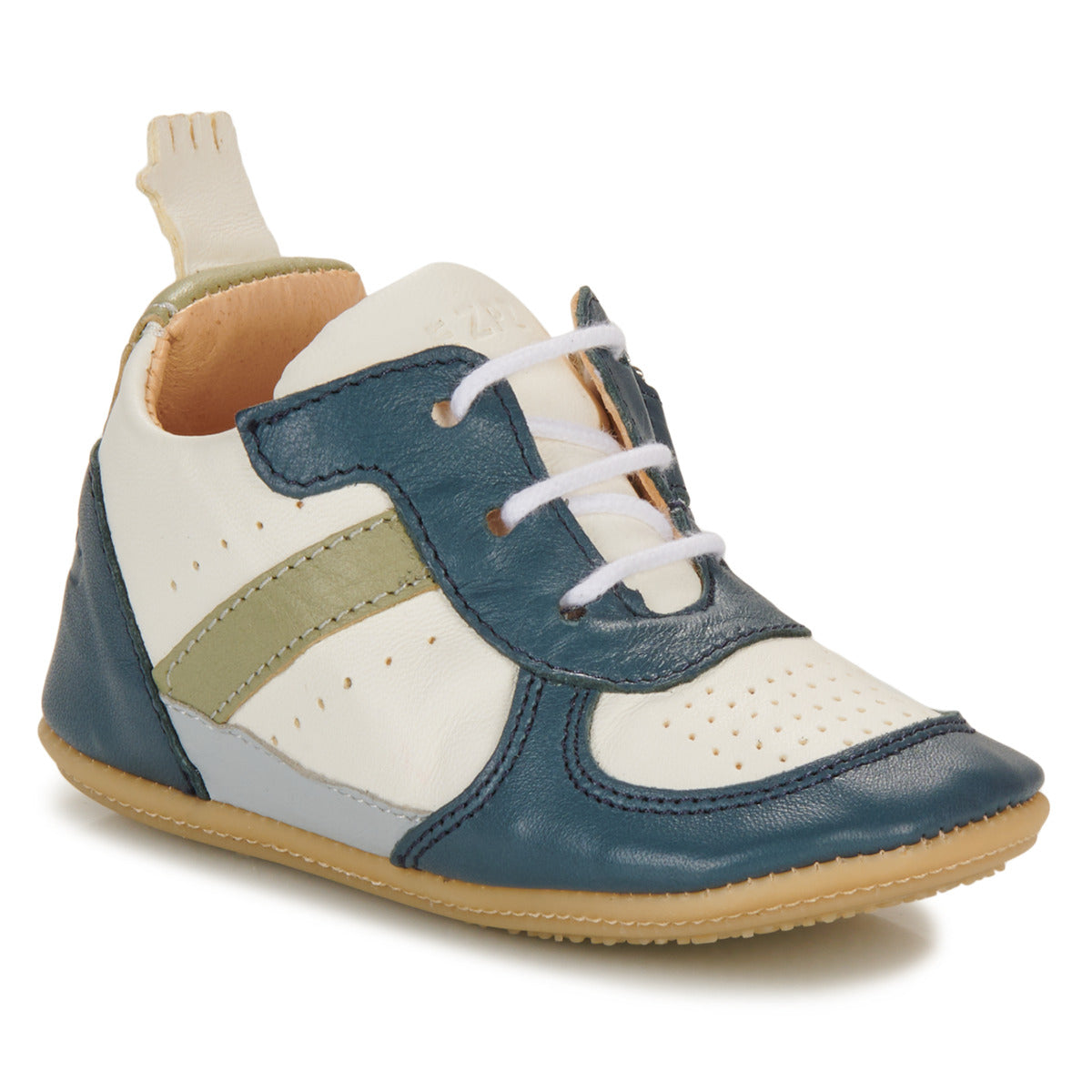 Scarpe bambini ragazzo Easy Peasy  MY PRE BASKET LACET  Blu