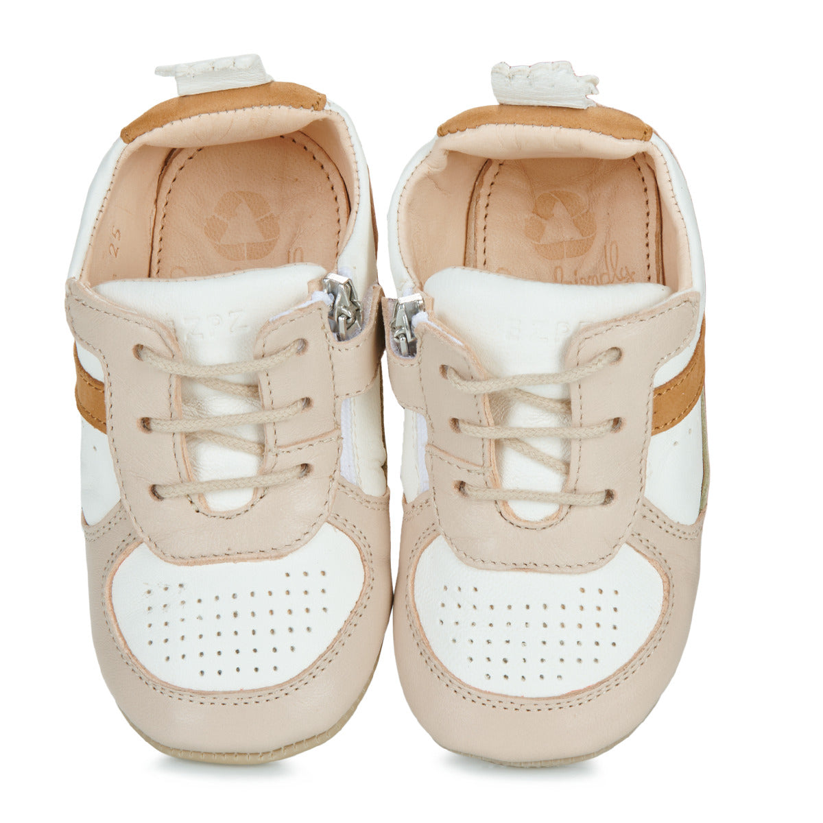 Scarpe bambini ragazza Easy Peasy  MY PRE BASKET LACET  Beige