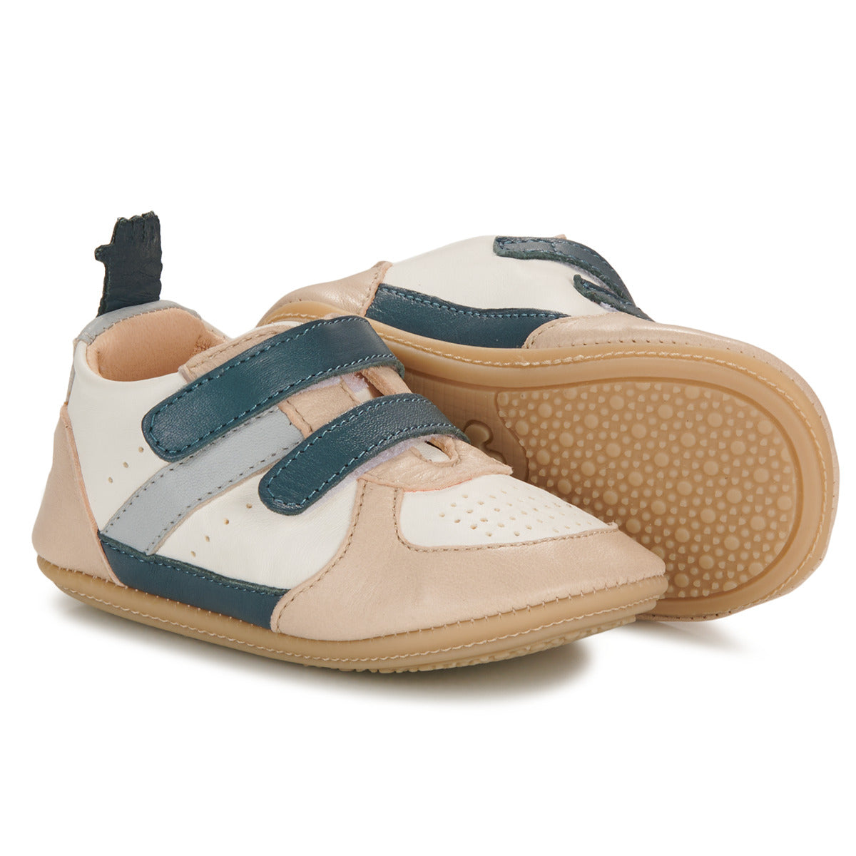 Scarpe bambini ragazzo Easy Peasy  MY PRE BASKET VELCRO  Blu