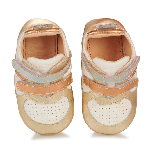 Scarpe bambini ragazza Easy Peasy MY PRE BASKET VELCRO Oro