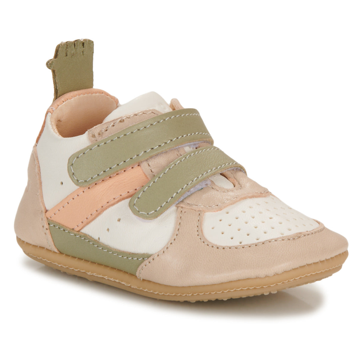 Scarpe bambini ragazzo Easy Peasy  MY PRE BASKET VELCRO  Multicolore