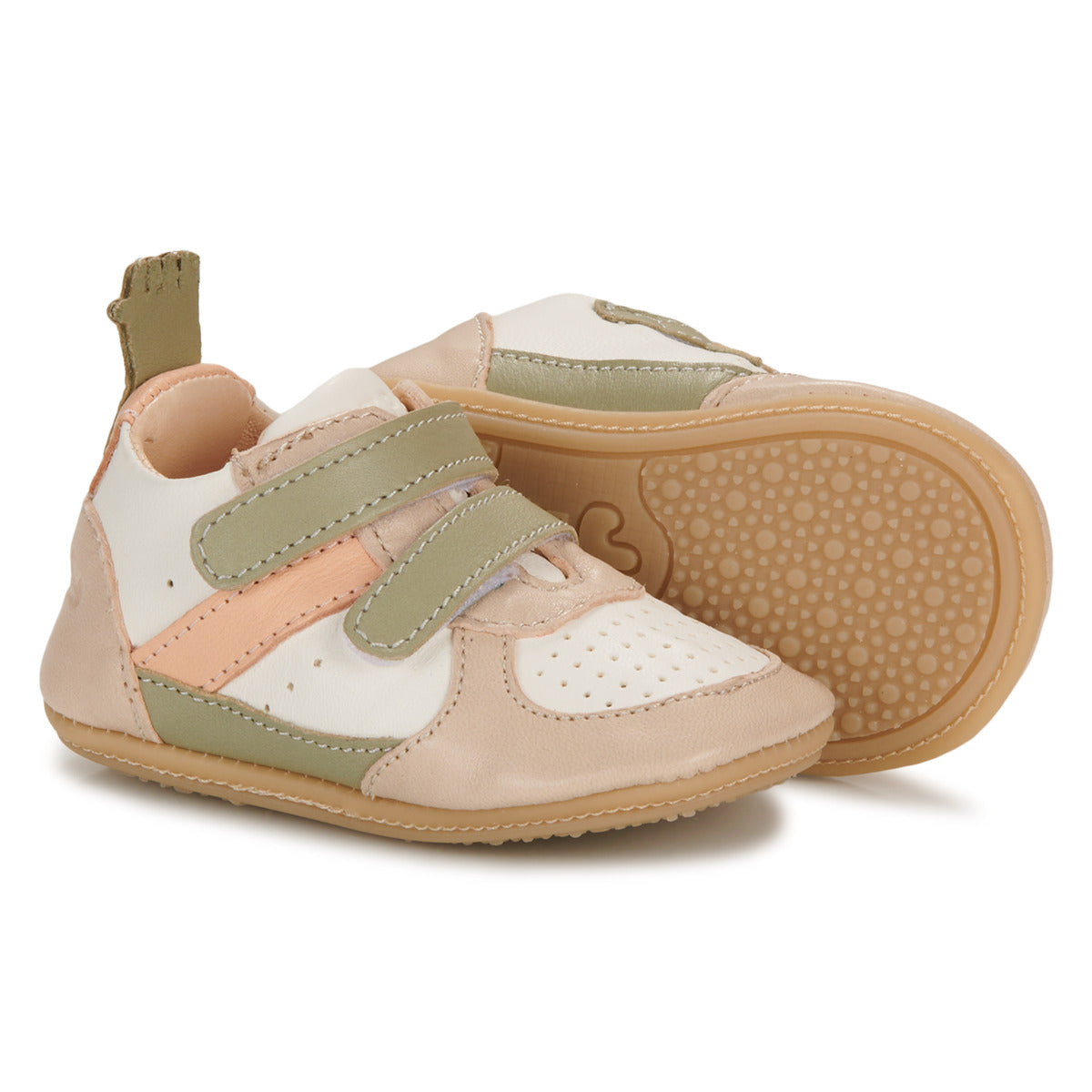 Scarpe bambini ragazzo Easy Peasy  MY PRE BASKET VELCRO  Multicolore