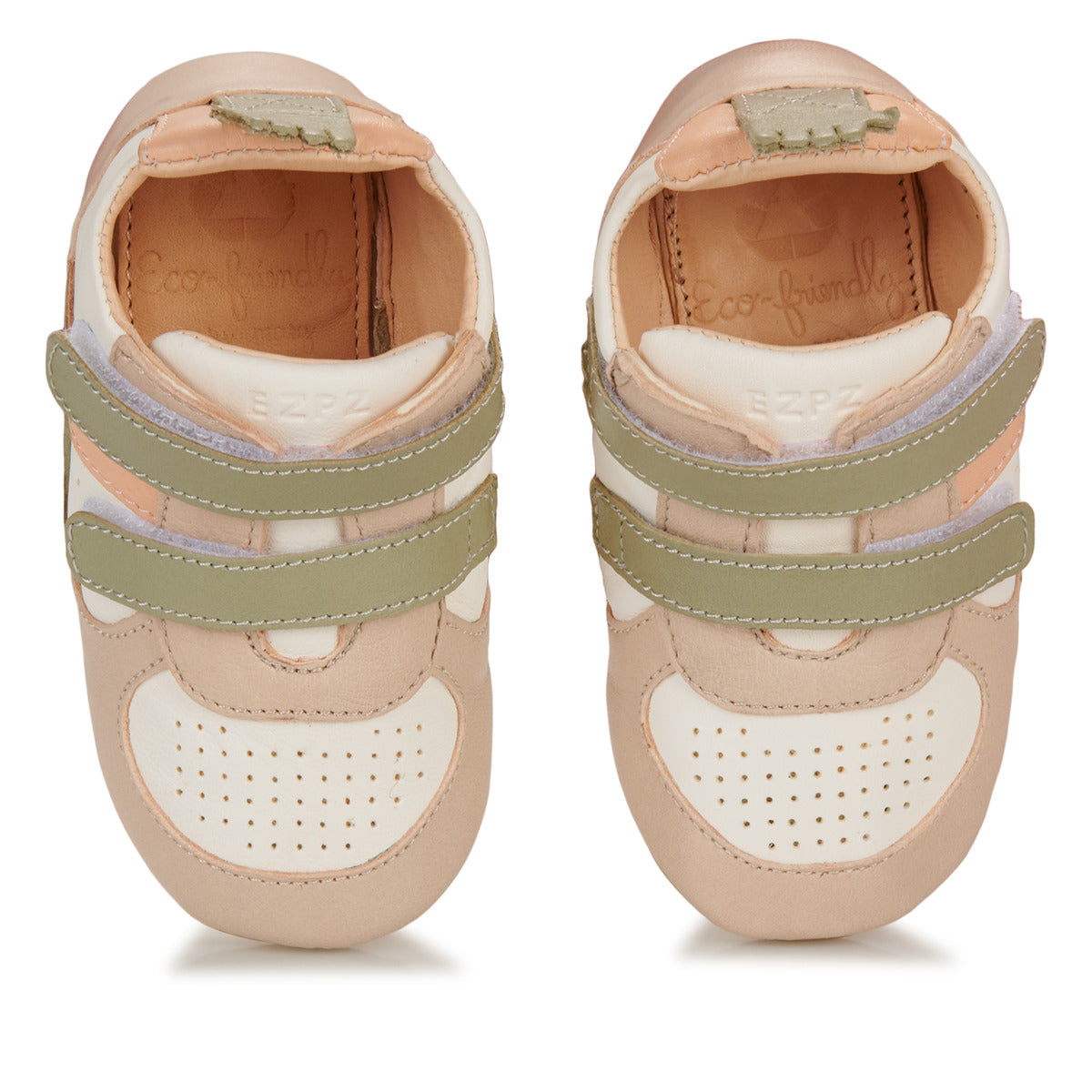 Scarpe bambini ragazza Easy Peasy  MY PRE BASKET VELCRO  Verde