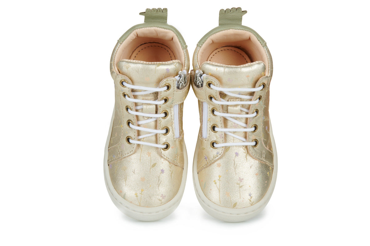 Scarpe bambini ragazza Easy Peasy  MY DEBOO LACET  Oro