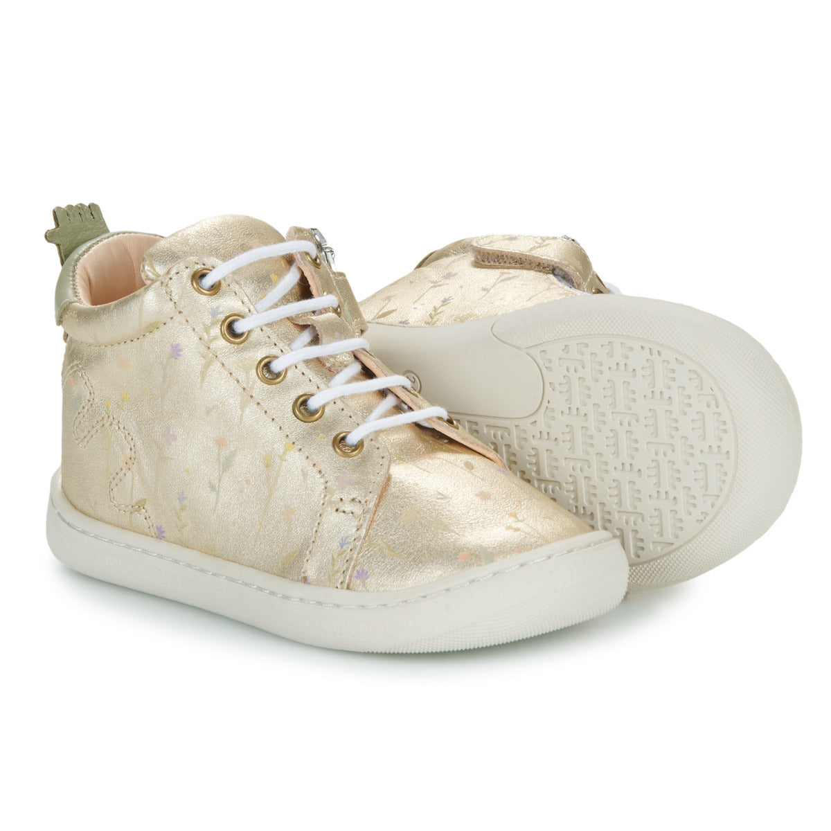 Scarpe bambini ragazza Easy Peasy  MY DEBOO LACET  Oro