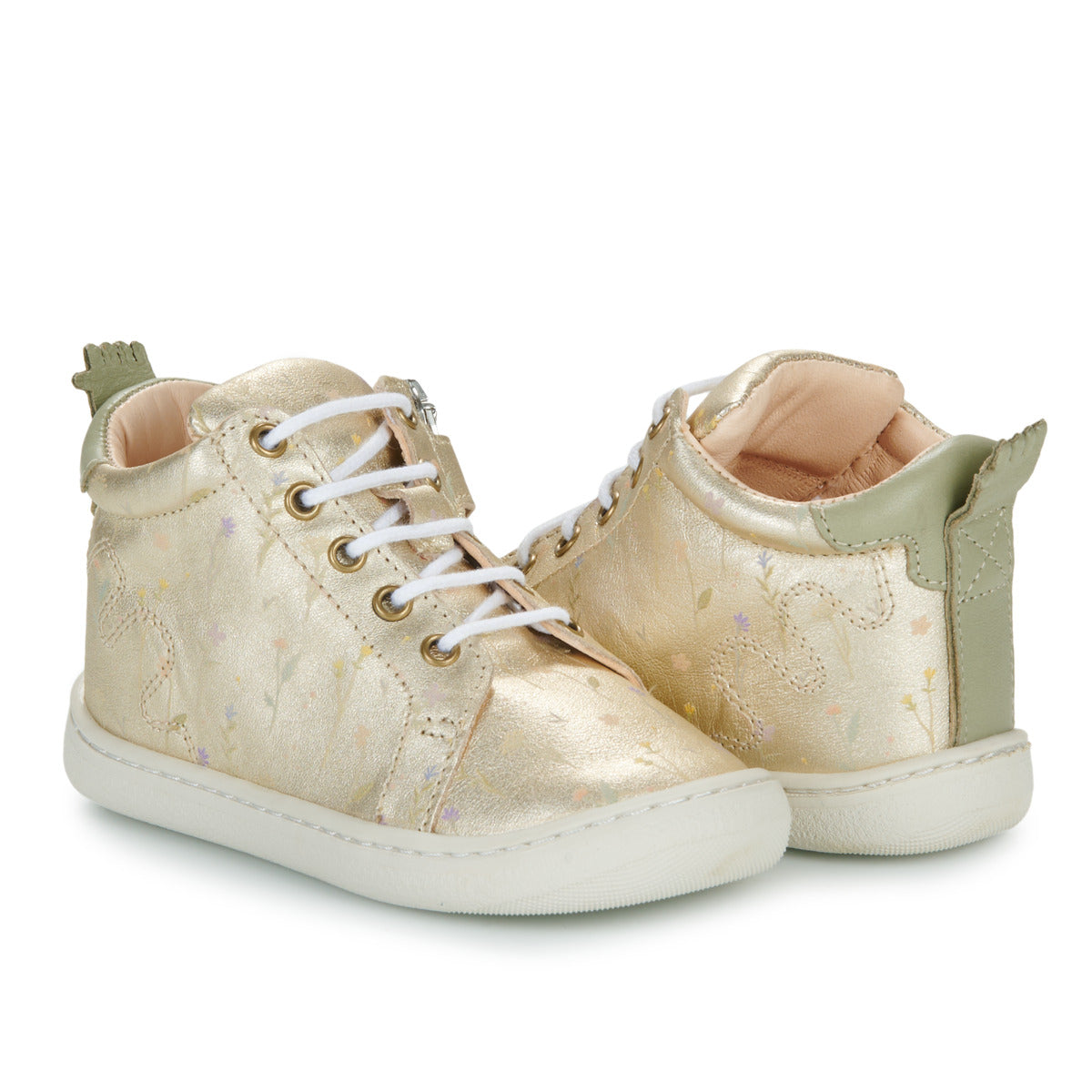 Scarpe bambini ragazza Easy Peasy  MY DEBOO LACET  Oro